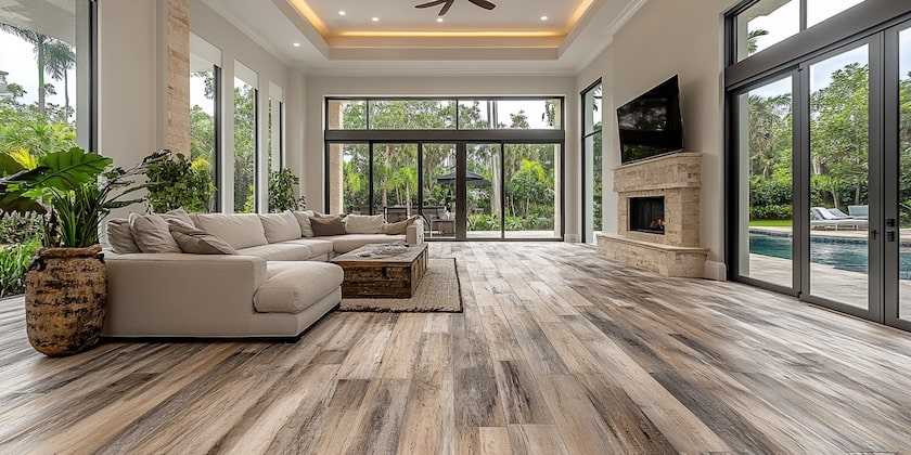 Luxury Vinyl Plank Flooring in Florida